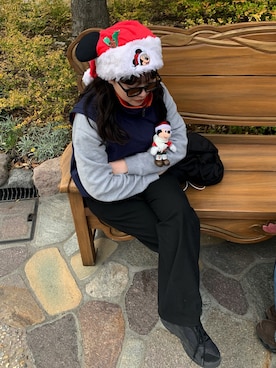 「アイテム（ベスト）」を使った、nanacoさん（レディース・158cm・20代）の冬コーディネート