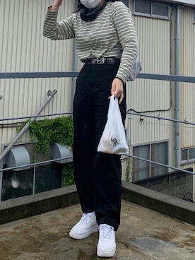 「Adoon plain（アドーンプレーン）のアイテム」を使った、nanacoさん（レディース・158cm）の夏コーディネート