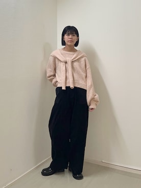 「アイテム（その他シューズ）」を使った、Yuuri さん（レディース・157cm）の冬コーディネート