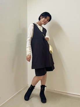 「アイテム（財布）」を使った、Yuuri さん（レディース・157cm）の秋コーディネート