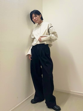 「アイテム（その他シューズ）」を使った、Yuuri さん（レディース・157cm）の秋コーディネート