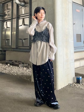 「アイテム（その他トップス）」を使った、Yuuri さん（レディース・157cm）の秋コーディネート