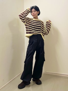 「ダテメガネ」｜Yuuri さん（レディース・157cm）の秋コーディネート