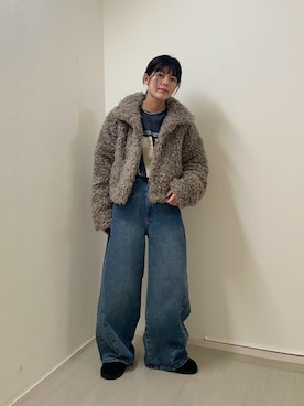 「アイテム（その他アウター）」を使った、Yuuri さん（レディース・157cm）の秋コーディネート
