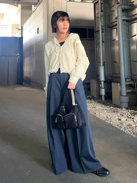 「アイテム（パーカー）」を使った、Yuuri さん（レディース・157cm）の秋コーディネート