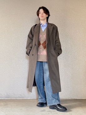 「VEIN (ヴェイン)のアイテム」を使った、ヒロさん(メンズ・172cm)の冬コーディネート