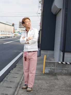 かみゆうひらのさん(メンズ・170cm)の冬コーディネート