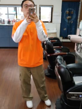 「MoonStar（ムーンスター）のMOONSTAR/810s/ムーンスター/エイトテンス KITCHE/キッチェ（スニーカー）」を使った、かみゆうひらのさん（メンズ・170cm）の冬コーディネート