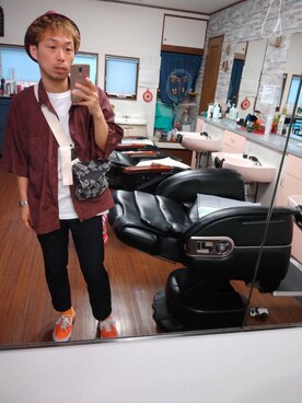 かみゆうひらのさん(メンズ・170cm)の春コーディネート