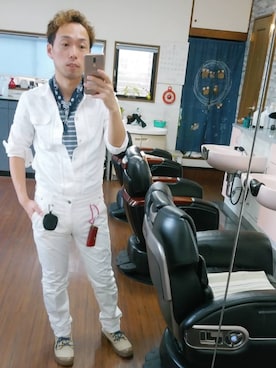 かみゆうひらのさん(メンズ・170cm)の冬コーディネート