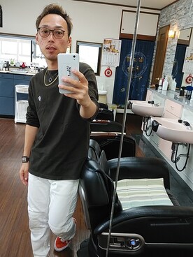 かみゆうひらのさん（メンズ・170cm）の秋コーディネート