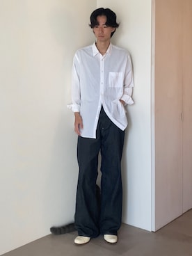 「アイテム（サンダル）」を使った、Ayumiさん（メンズ・178cm・20代）の夏コーディネート