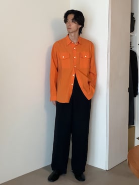 「journal standard Furniture （ジャーナルスタンダードファニチャー）のJSF PLAIN SLIPPER Lサイズ　スリッパ（ルームシューズ/スリッパ）」を使った、Ayumiさん（メンズ・178cm・20代）の夏コーディネート