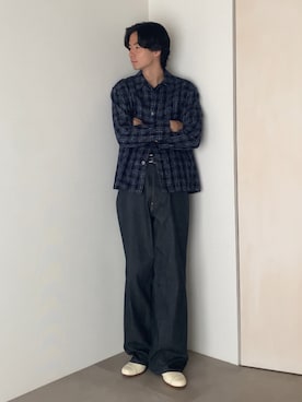 「T.T（ティーティー）のアイテム」を使った、Ayumiさん（メンズ・178cm）の秋コーディネート