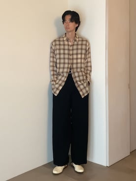 「IRENISA（イレニサ）のアイテム」を使った、Ayumiさん（メンズ・178cm）の夏コーディネート