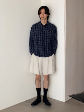 「アイテム（インテリア）」を使った、Ayumiさん（メンズ・178cm）の夏コーディネート