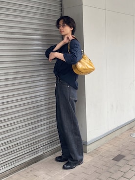 「UNIQLO（ユニクロ）のアイテム」を使った、Ayumiさん（メンズ・178cm）の夏コーディネート