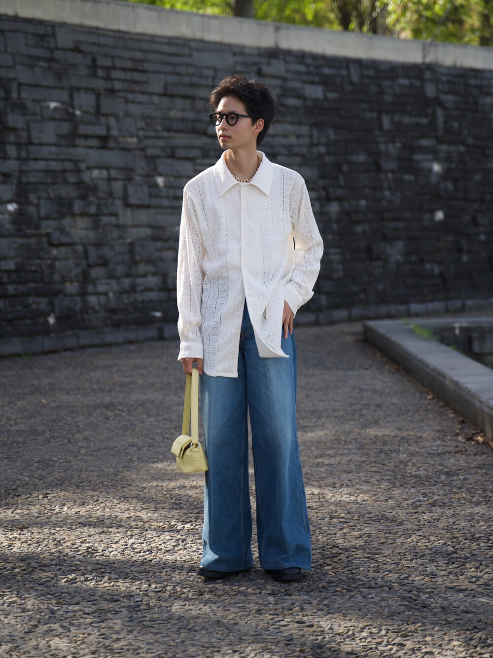 WONDER WALL MOTEL ジーンズ mp13760- BUSH DENIM PANTS