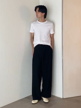 「アイテム（サンダル）」を使った、Ayumiさん（メンズ・178cm・20代）の夏コーディネート