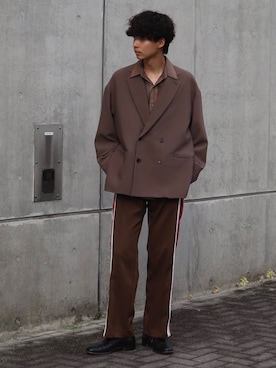soerte（ソエルテ）の「Oversized double-breasted jacket/オーバー 