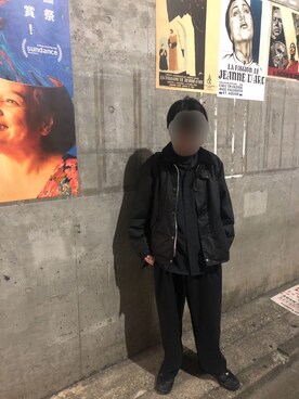 「WYM LIDNM（ウィム バイ リドム）のアイテム（その他トップス）」を使った、よしはるさん（メンズ・164cm）の冬コーディネート