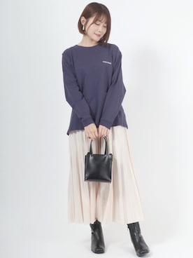 「ミニショルダー」｜「アイテム（その他）」を使った、Salong hameu  Womenさん（レディース・157cm）の秋コーディネート