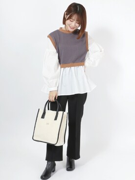 Salong hameu  Womenさん（レディース・157cm）の秋コーディネート