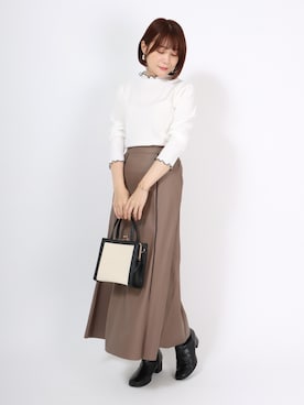 「メロートップス」｜「アイテム（その他）」を使った、Salong hameu  Womenさん（レディース・157cm）の秋コーディネート