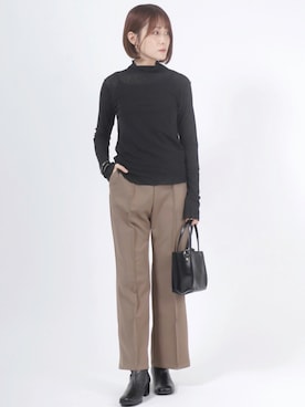 「ミニショルダー」｜「アイテム（その他）」を使った、Salong hameu  Womenさん（レディース・157cm）の秋コーディネート
