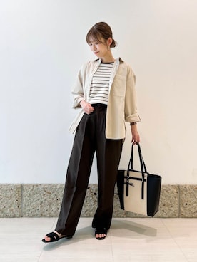 かなみさん（レディース・160cm）の春コーディネート