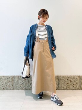 かなみさん（レディース・160cm）の春コーディネート