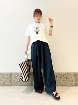 かなみさん(レディース・160cm)の春コーディネート