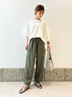 「URBAN RESEARCH DOORS（アーバンリサーチドアーズ）のアイテム（シューズ）」を使った、かなみさん（レディース・160cm）の秋コーディネート