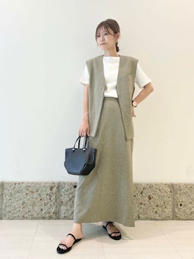 かなみさん（レディース・160cm）の夏コーディネート