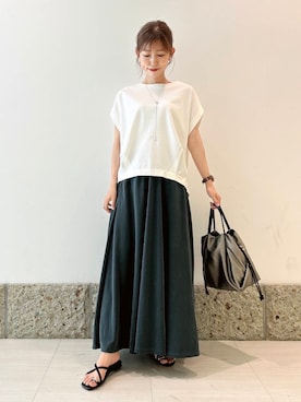 かなみさん（レディース・160cm）の夏コーディネート