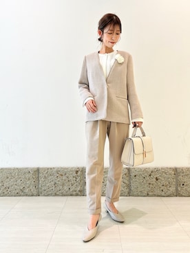 かなみさん（レディース・160cm）の春コーディネート