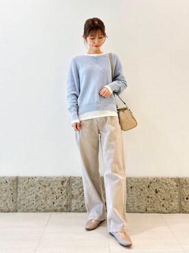 かなみさん（レディース・160cm）の冬コーディネート