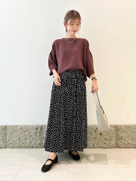 かなみさん（レディース・160cm）の秋コーディネート