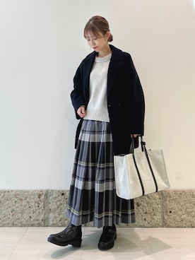 かなみさん（レディース・160cm）の冬コーディネート