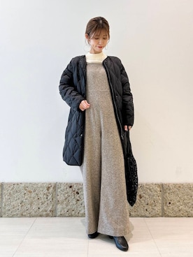 かなみさん(レディース・160cm)の冬コーディネート
