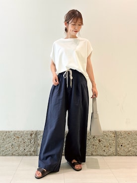 「URBAN RESEARCH DOORS（アーバンリサーチドアーズ）のアイテム」を使った、かなみさん（レディース・160cm）の夏コーディネート