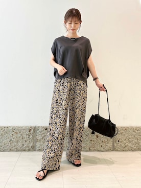 「newarrival」｜「アイテム（アクセサリー）」を使った、かなみさん（レディース・160cm）の夏コーディネート
