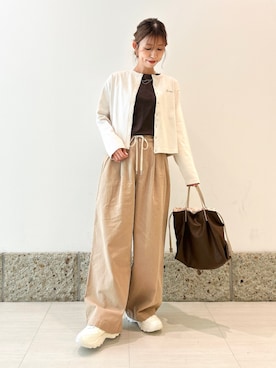 かなみさん（レディース・160cm）の秋コーディネート