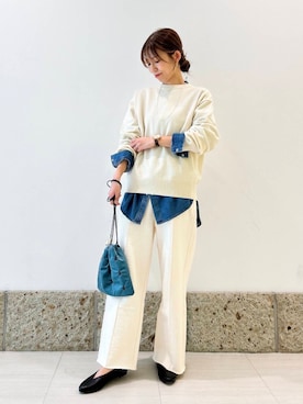 かなみさん（レディース・160cm）の冬コーディネート