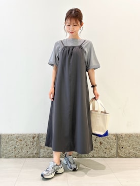 「URBAN RESEARCH DOORS（アーバンリサーチドアーズ）のアイテム」を使った、かなみさん（レディース・160cm）の夏コーディネート