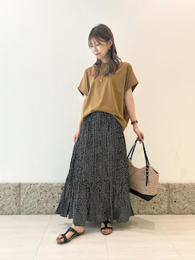 かなみさん（レディース・160cm）の夏コーディネート