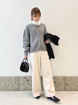 かなみさん（レディース・160cm）の冬コーディネート