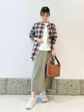 かなみさん（レディース・160cm）の秋コーディネート