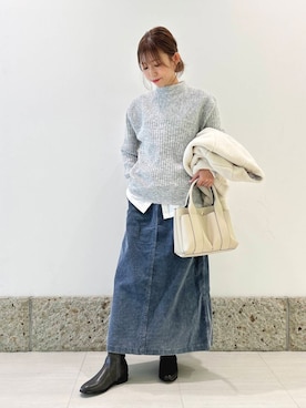 かなみさん（レディース・160cm）の冬コーディネート