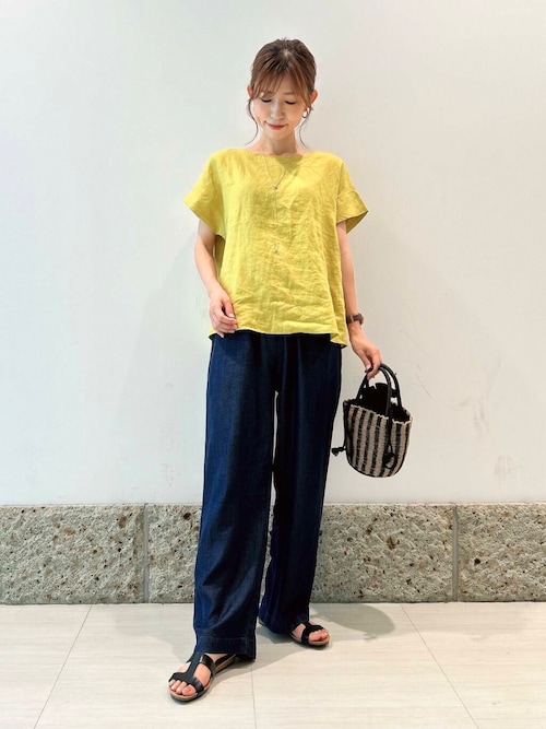 セール】リネンバックタックブラウス（シャツ/ブラウス）｜URBAN